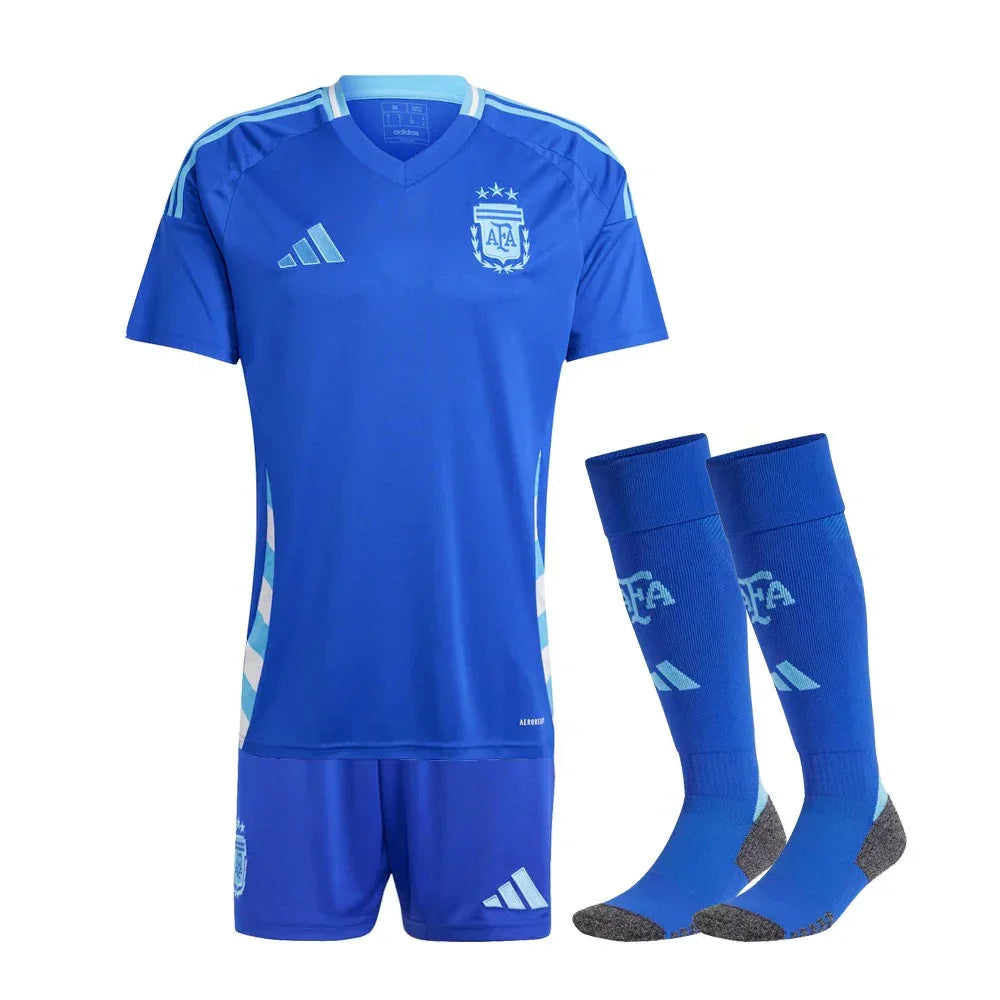 Kids Kit Argentina Away Jersey 2024/25