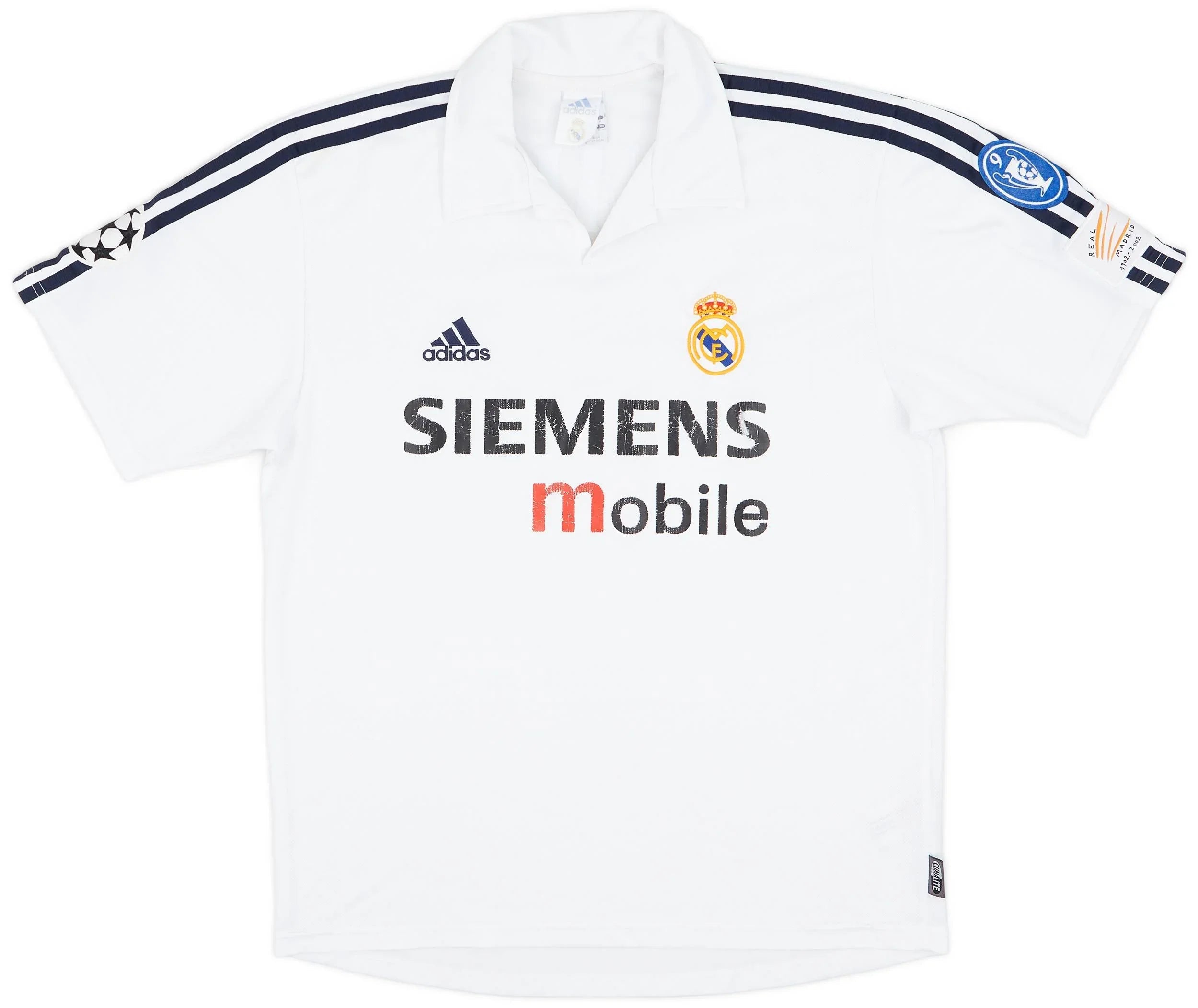Real Madrid Home Retro Jersey 2002/03