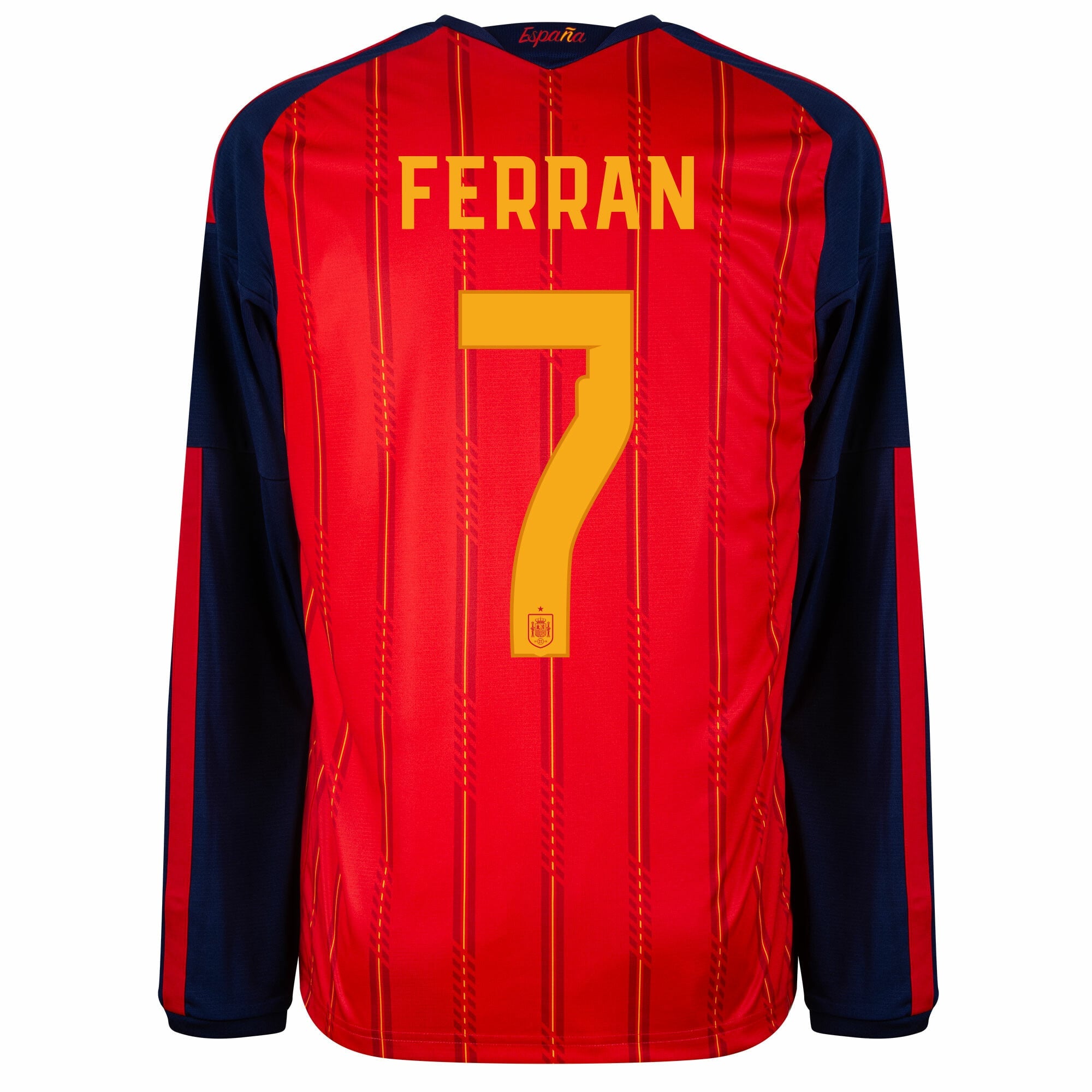 Spain Home Ferran 7 L/S Fan Jersey World Cup 2026