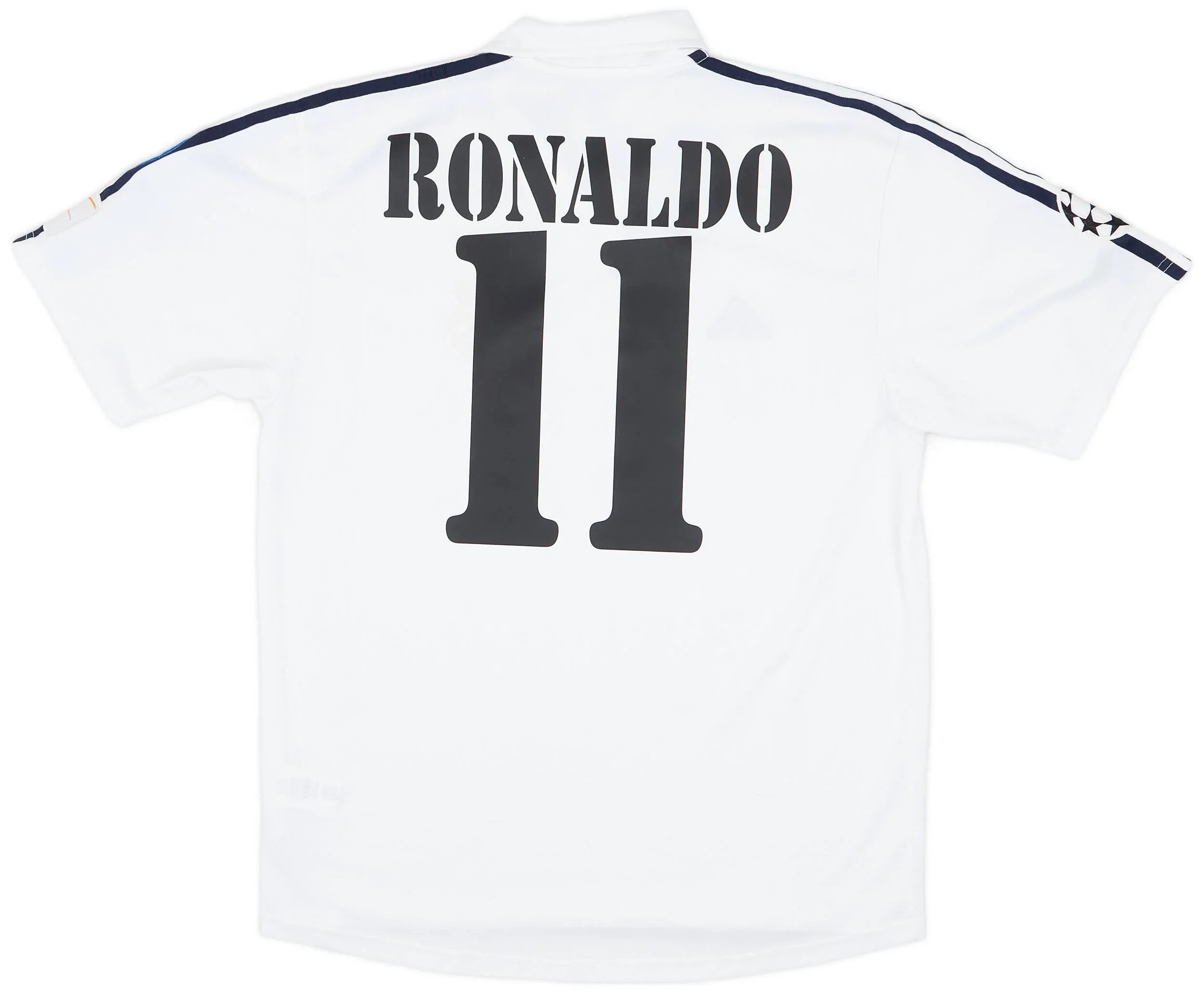 Ronaldo #11 Real Madrid Home Retro Jersey 2002/03