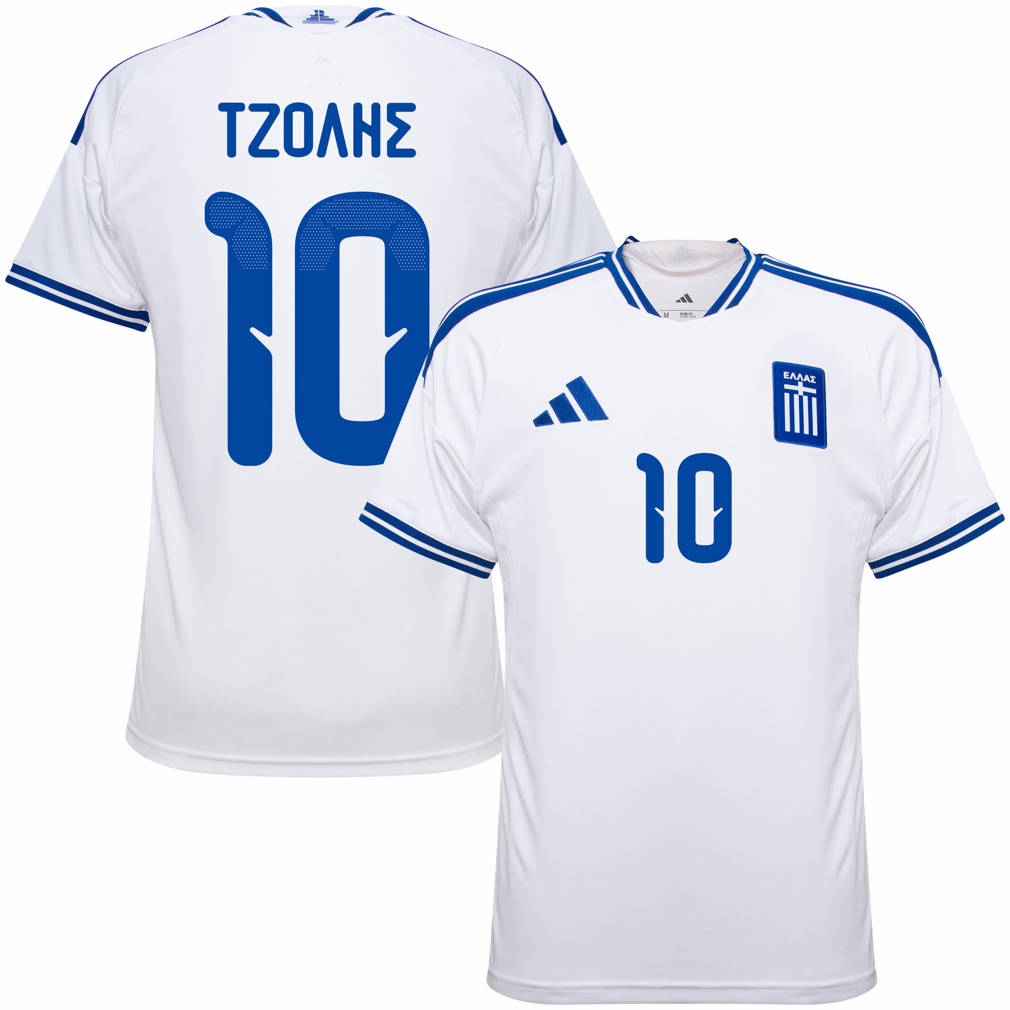 Greece Home Fan Jersey Shirt 2026-2027 (Greek Alphabet Option)