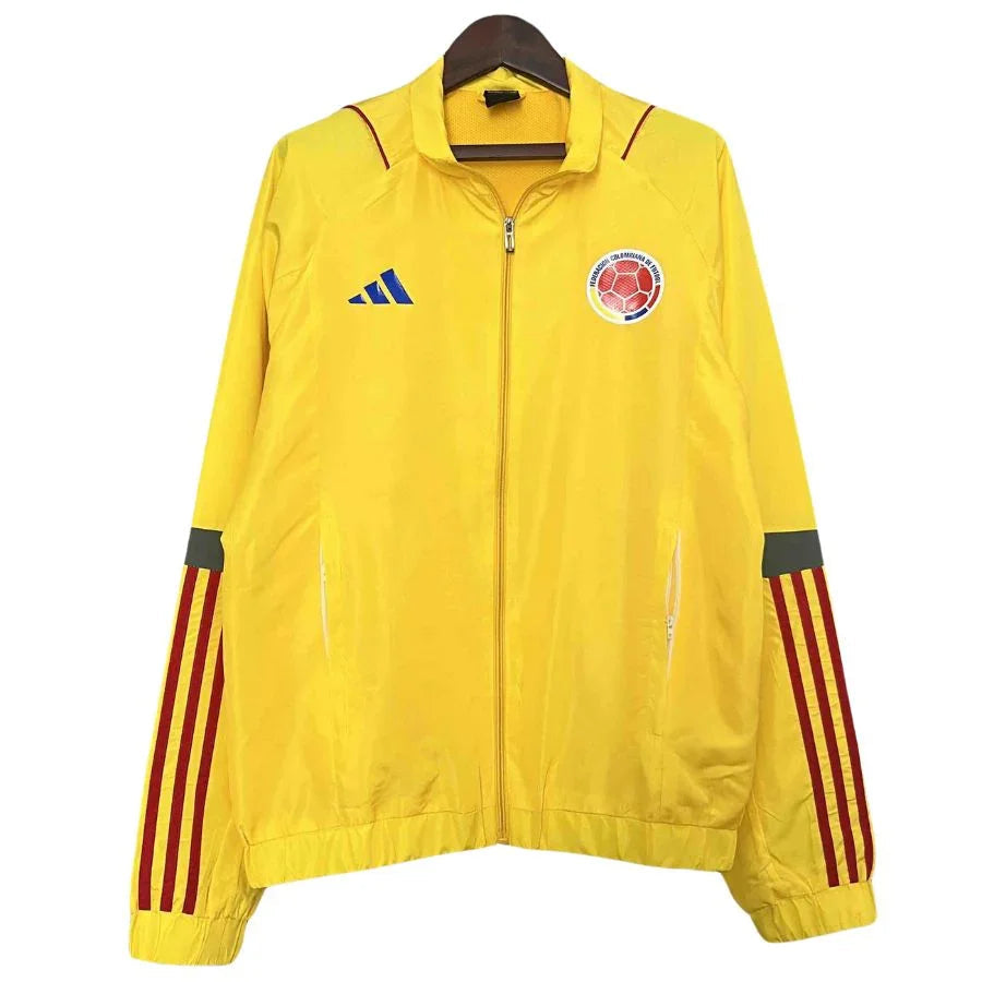 Colombia 24/25 Windbreaker Jacket Yellow - Adidas