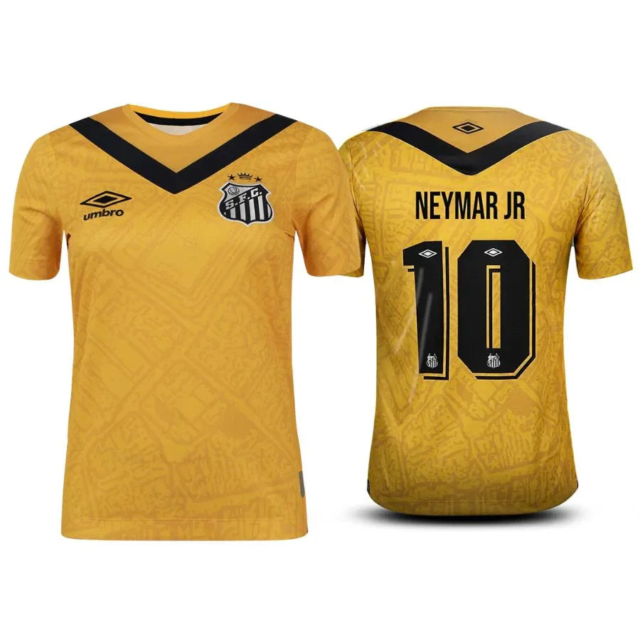 Santos Neymar JR 10 Third Fan Jersey Women's 2024/25