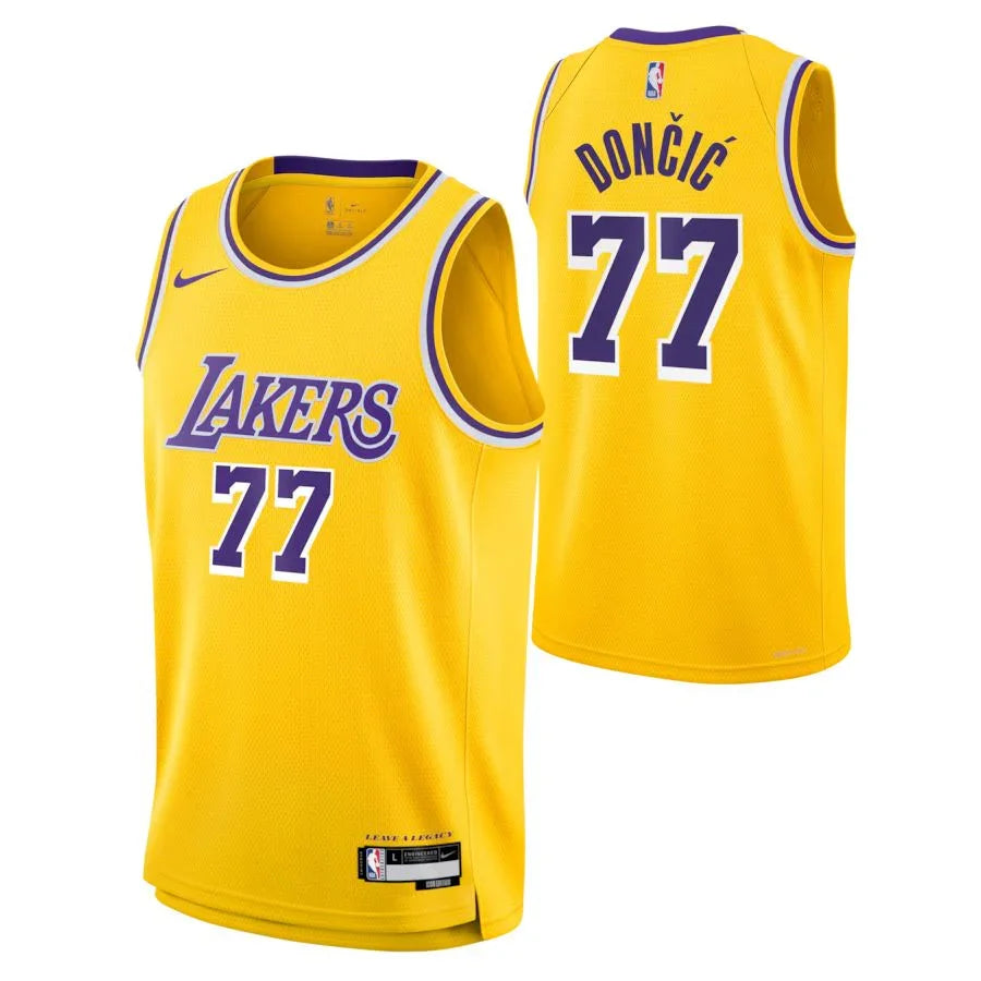 Luka Dončić Los Angeles Lakers Nike Unisex Swingman Jersey - Icon Edition - Gold
