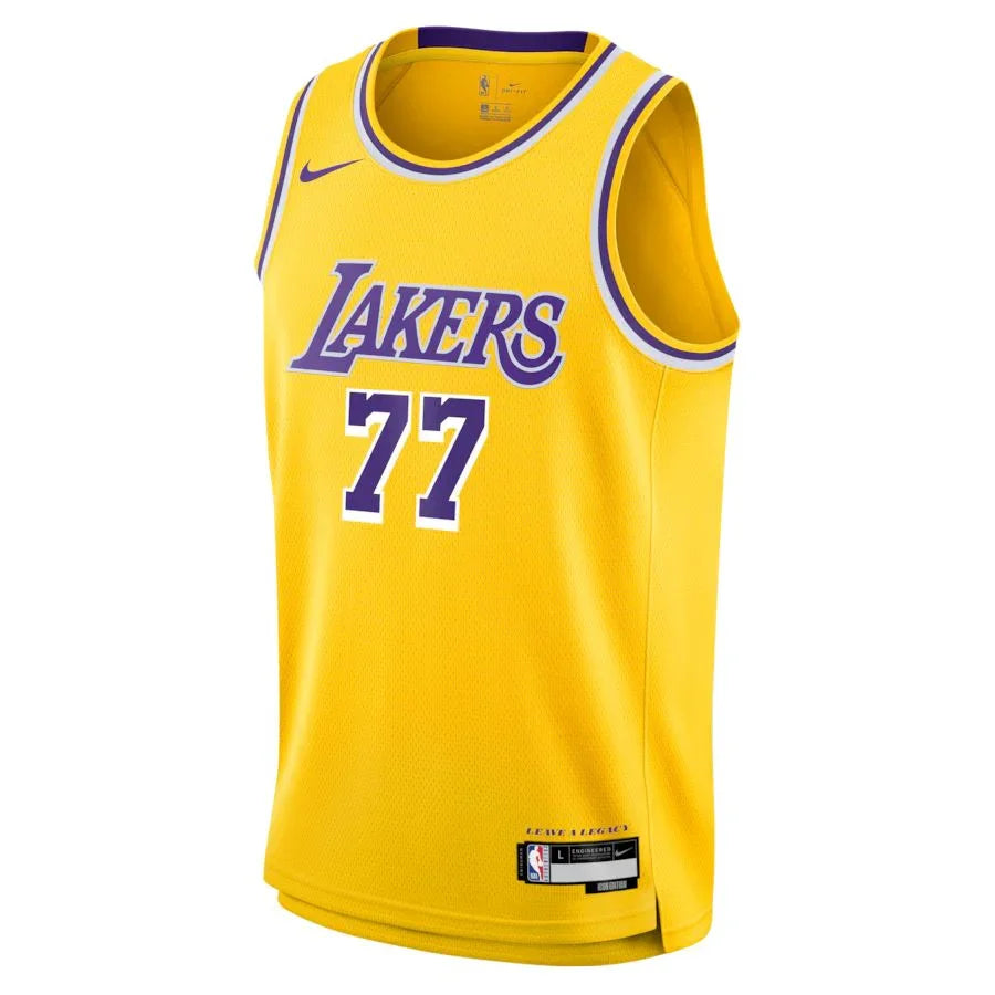 Luka Dončić Los Angeles Lakers Nike Unisex Swingman Jersey - Icon Edition - Gold