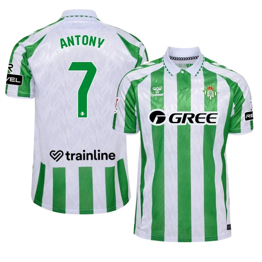 Real Betis Antony 7 Home Fan Jersey 2024/25