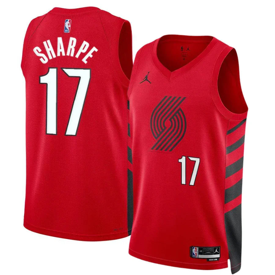 Sharpe 17 Portland Trail Balzers Jordan Statement Edition 24/25 NBA Jersey