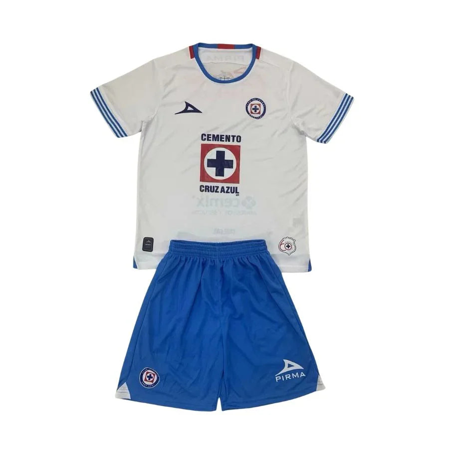 Kids Kit Cruz Azul Away Fan Jersey 2024/25