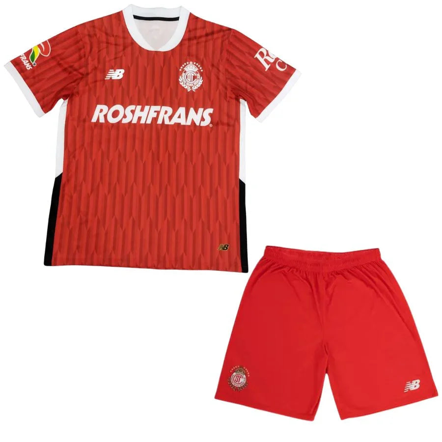 Kids Kit Deportivo Toluca Home Jersey 2024/25