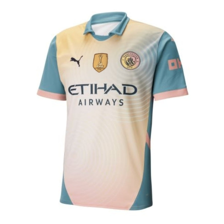 Manchester City Fourth Jersey 2024/25 Patch World Cup