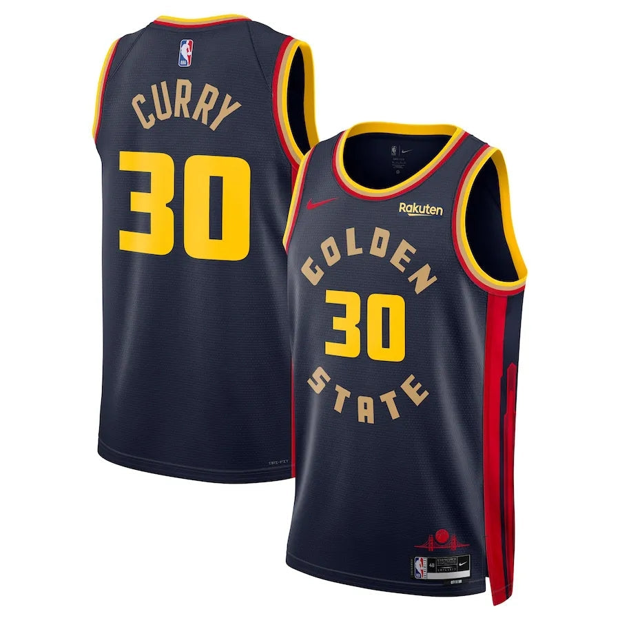 Regata Golden State Warriors Navy Curry – City Edition – 24/25Nba – Swingman