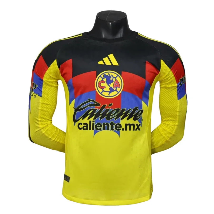 Club América Home Authentic Player Long Sleeve 2025/26