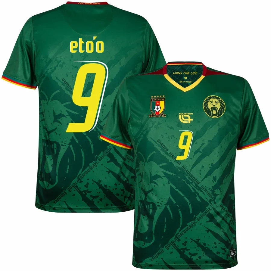 Cameroon Home Eto’O 9 Fan Jersey 2025/26