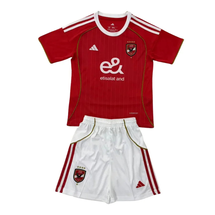 Kids Kit Al Ahly Home Fan Version 2025/26