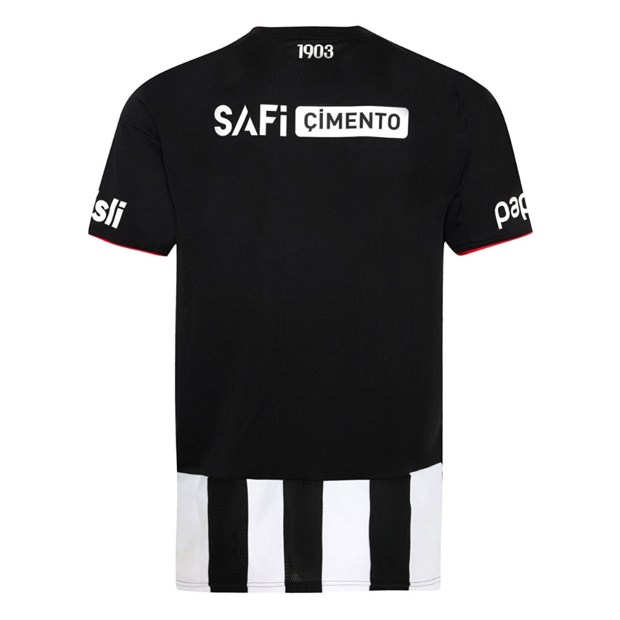 Beşiktaş Away Fan Jersey 2025/26 Patches UCL UEFA Foundation (Official Printing)