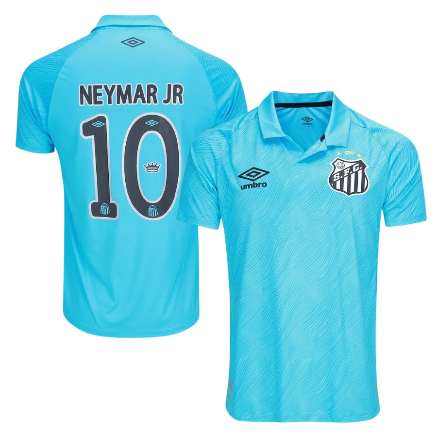 Santos Fan Jersey Home, Away e Third Neymar JR 10 2025/26 Official Printing - Kit 3 Fan Jersey