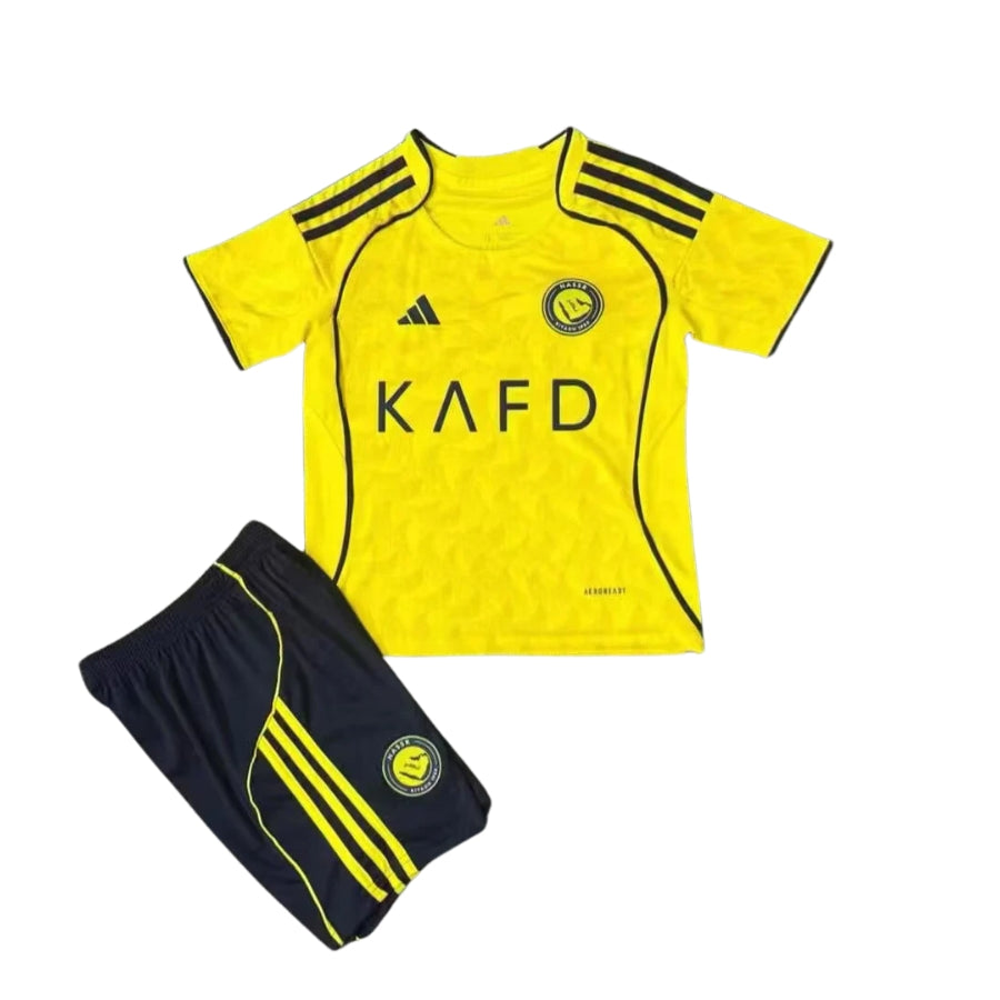 Kids Kit Al Nassr Home Fan Jersey 2025/26