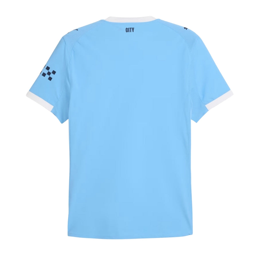 Manchester City Home Fan Jersey 2025/26 Patches UCL + 10th Anniversary UEFA.