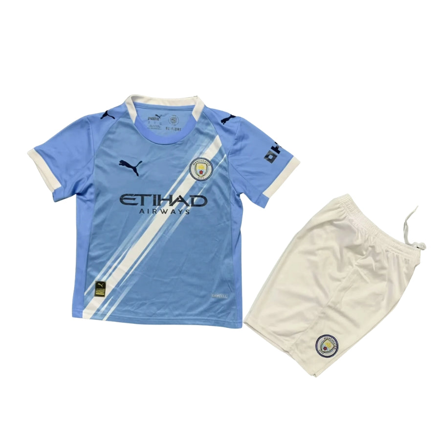 Kids kit Manchester City Home Fan Jersey 2025/26