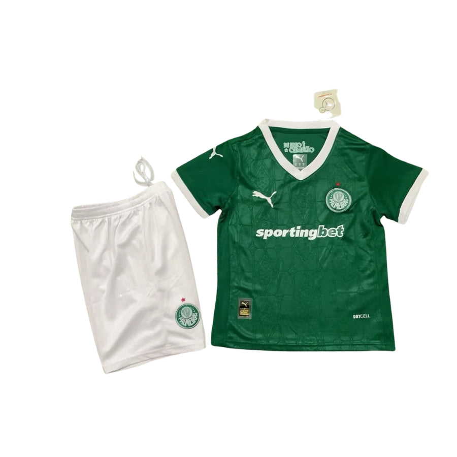 Kids Kit Palmeiras Home Fan Jersey 2025/26