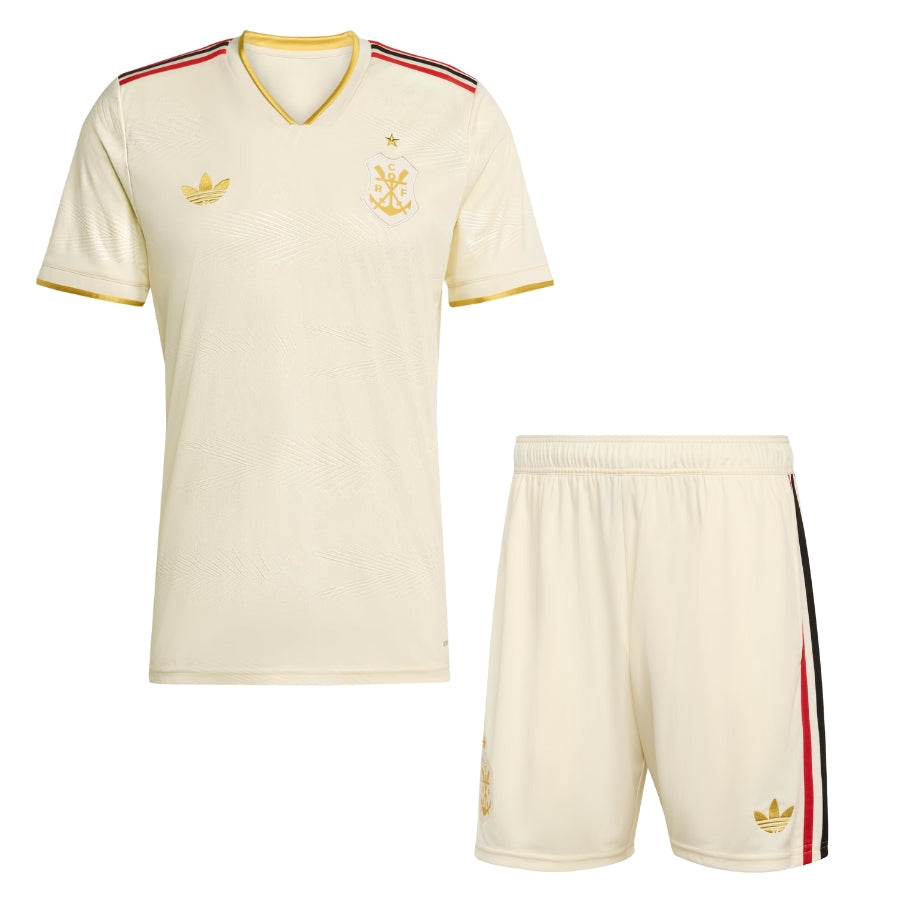 Kids Kit Flamengo Third Fan Jersey 2025/26