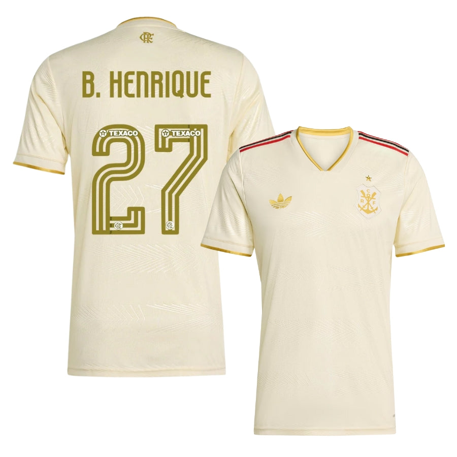 Flamengo Third Bruno Henrique 27 Fan Jersey 2025/26 Official Printing