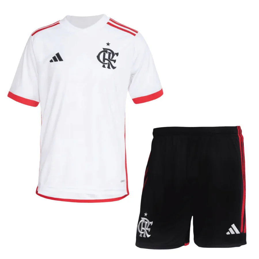 Kids Kit Flamengo Away Jersey 2024/25