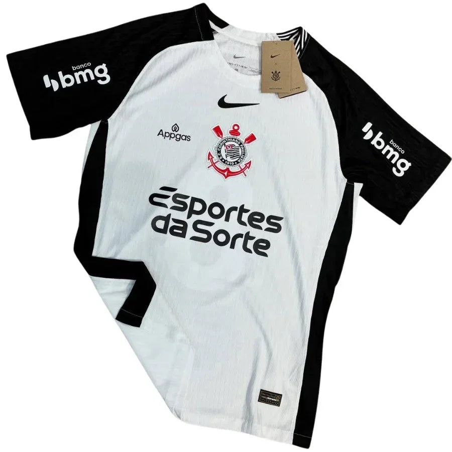 Corinthians Home Authentic Player 2025/26 Full Sponsor (Official Printing)