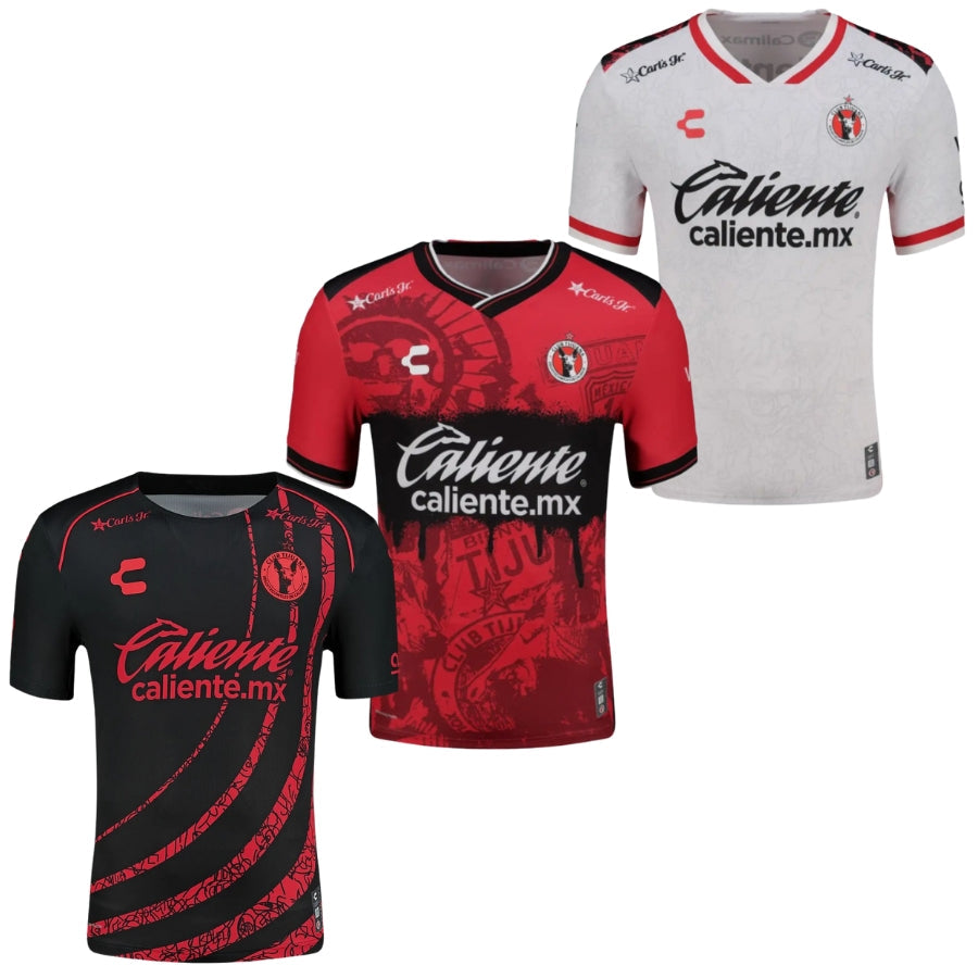 Club Tijuana Fan Jersey Home, Away y Third 2025/26 - Kit 3 Fan Jersey