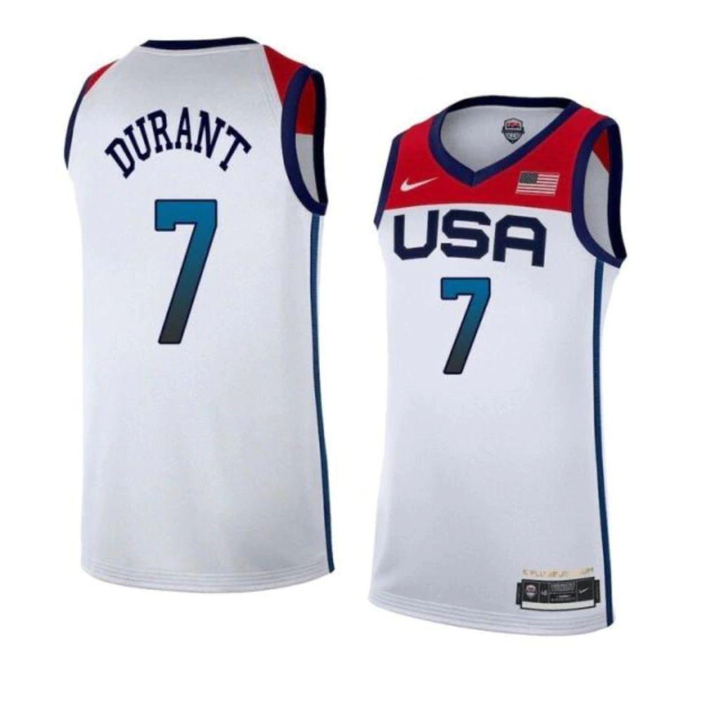United States Home 2021 Tank Top - Nike NBA - Swingman White