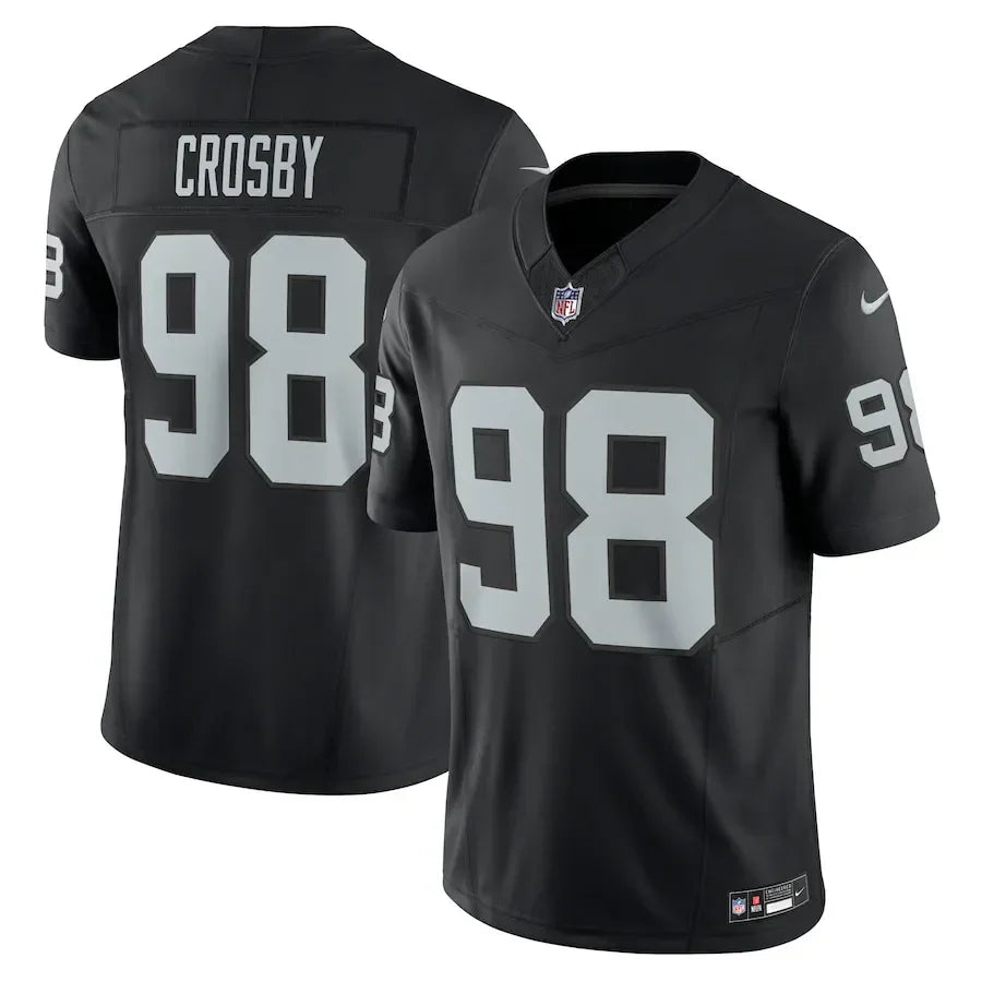NFL Las Vegas Raiders Maxx Crosby 98 Black Limited