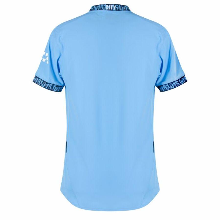 Manchester City Home 2024/25 Patches UCL UEFA Foundation (Official Printing)