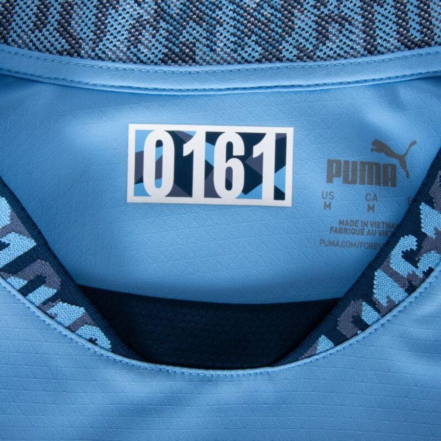 Manchester City Home 2024/25 Patches UCL UEFA Foundation (Official Printing)