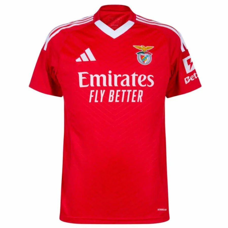 Benfica Home Fan Jersey 2024/25 Patches UCL UEFA Foundation (Official Printing)