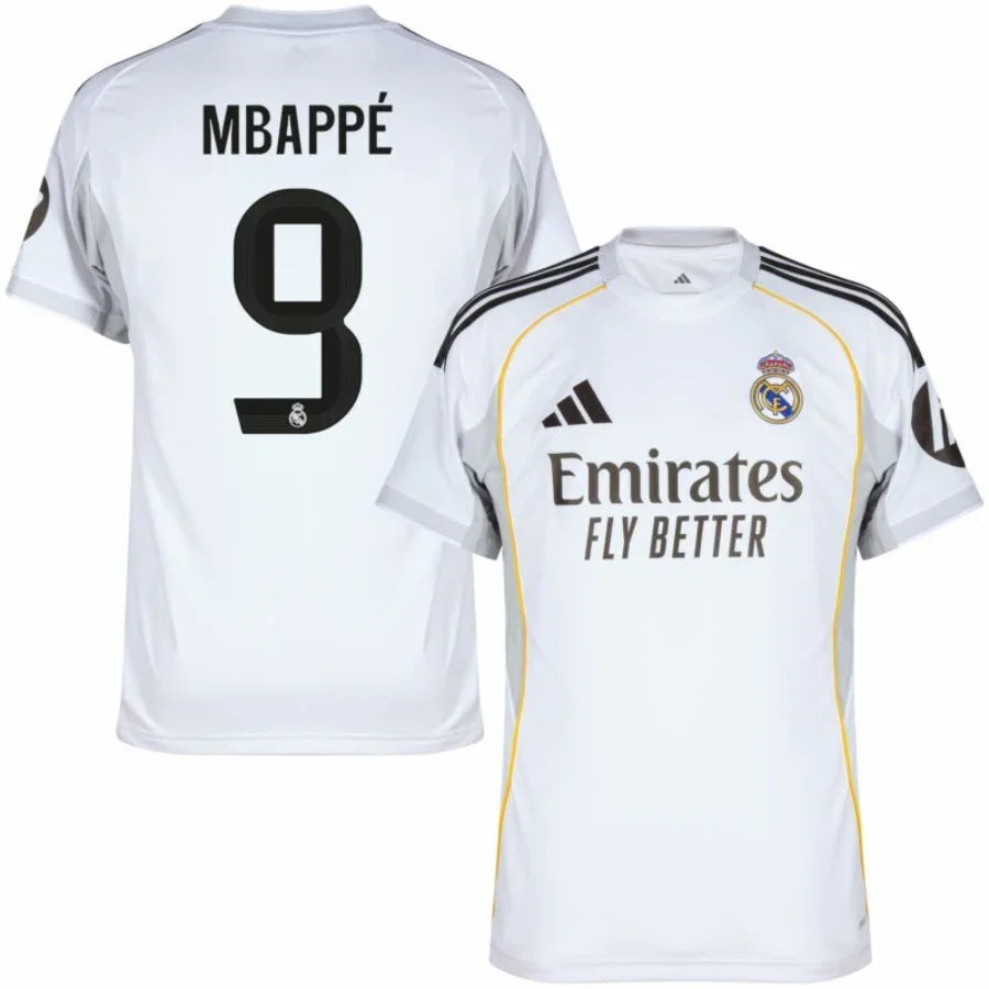 Real Madrid Mbappé 9 Home Fan Jersey 2025/26