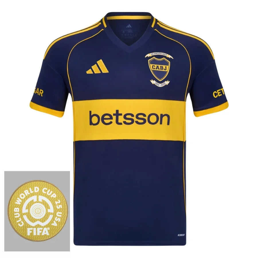 Boca Juniors Home Fan Jersey 2025/26 Patch Club World Cup