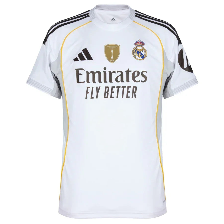 Real Madrid Home Bellingham 5 Fan Jersey 2025/26 FIFA Intercontinental Champions Patch