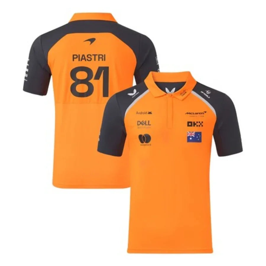 McLaren Piastri 81 2025 Team Set Up Wear Polo Formula 1 F1 Formula One