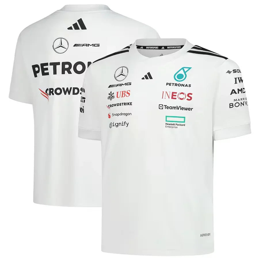 Mercedes-AMG Petronas F1 Team Adidas T-Shirt - White Formula 1 F1 Formula One
