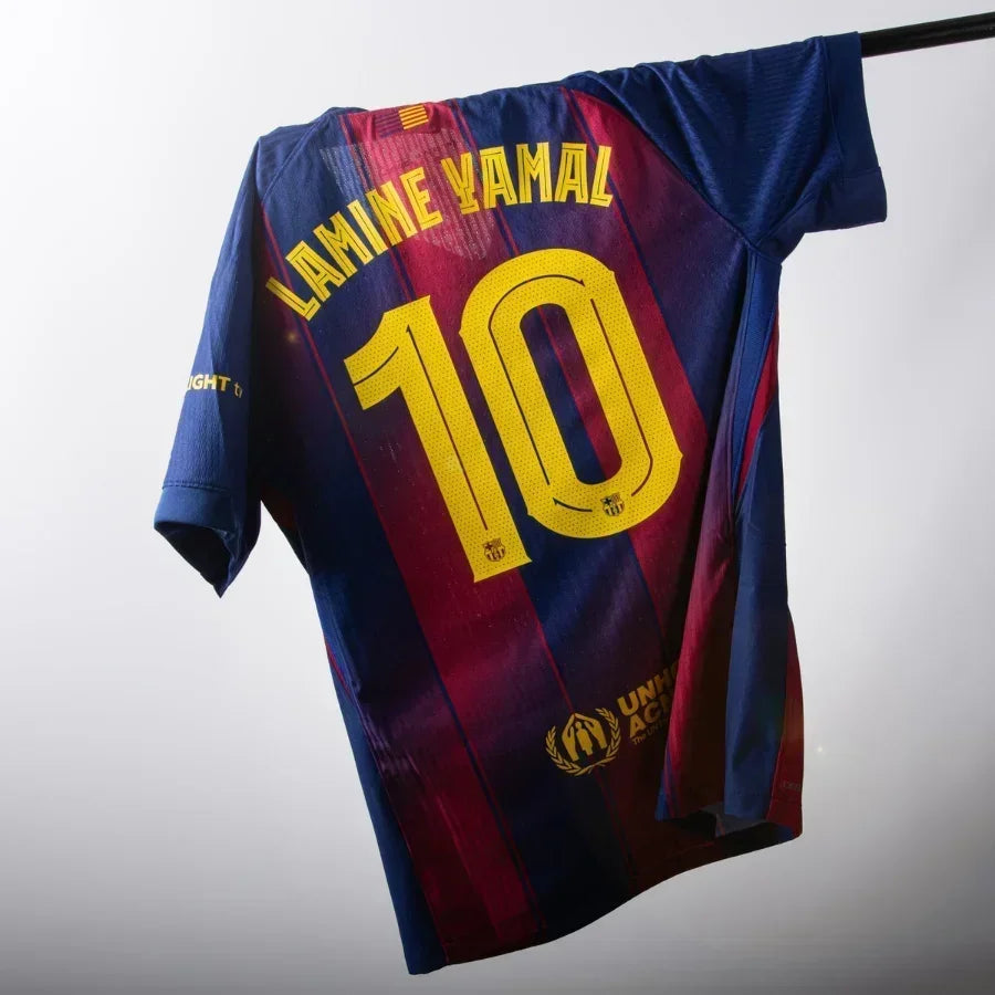 Barcelona Lamine Yamal 10 Home Authentic Player 2025/26 Dri-Fit ADV Match