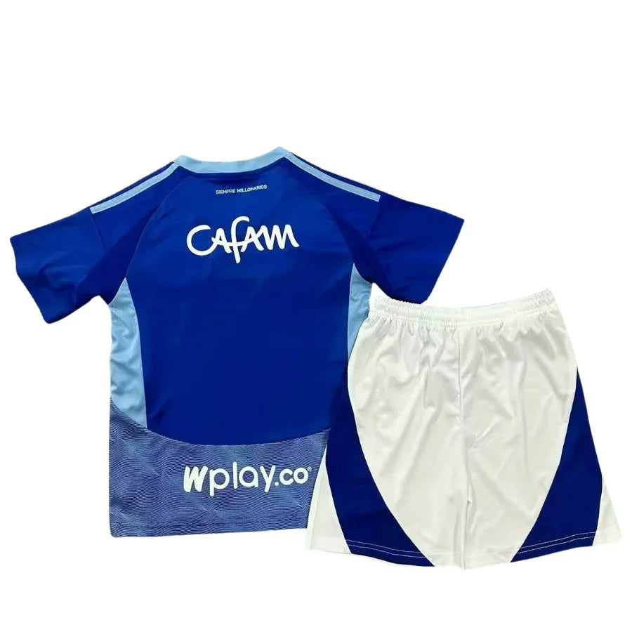 Kids Kit Millonarios Home Fan Jersey 2025/26