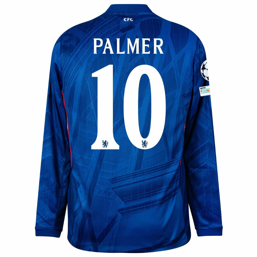 Chelsea Home Palmer 10 Long Sleeve Fan Jersey 2025/26 - Patchs Club World Cup UCL UEFA (Official Printing)