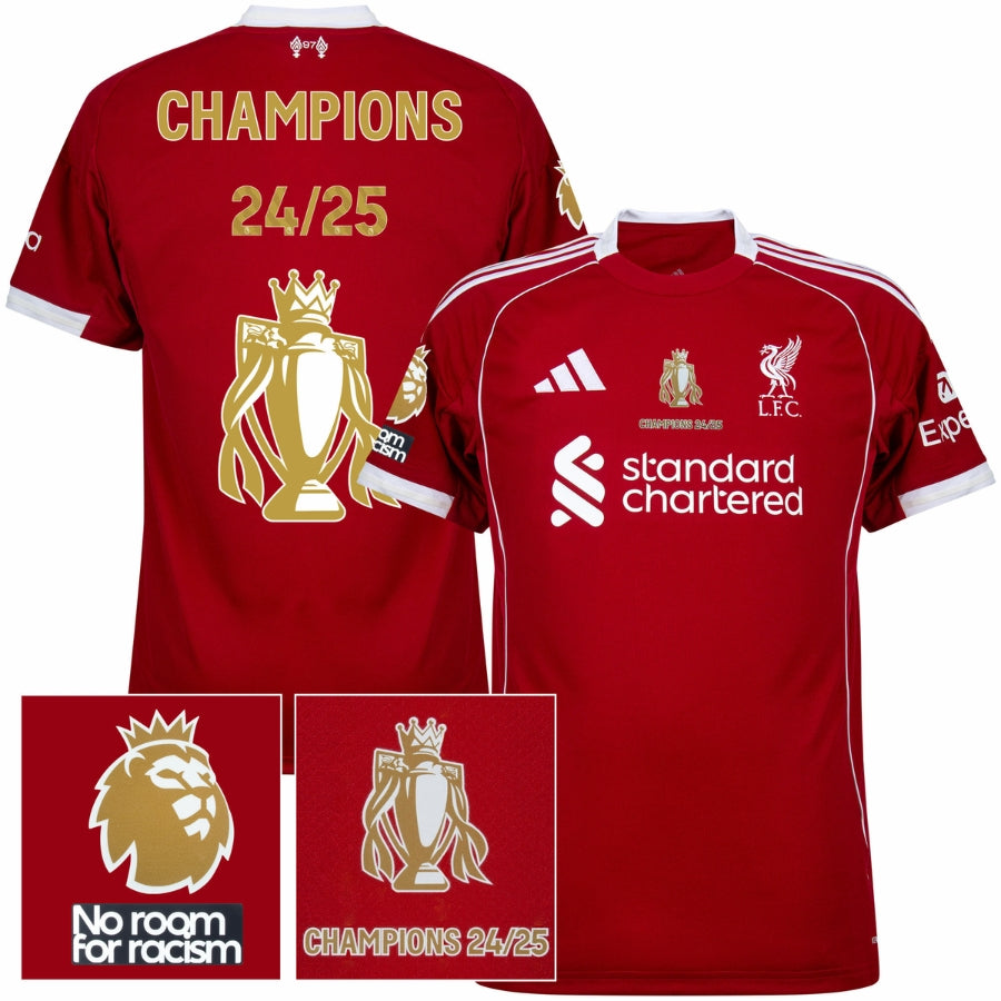Liverpool Premier League Winners Trophy Edition Home Fan Jersey 2025/26