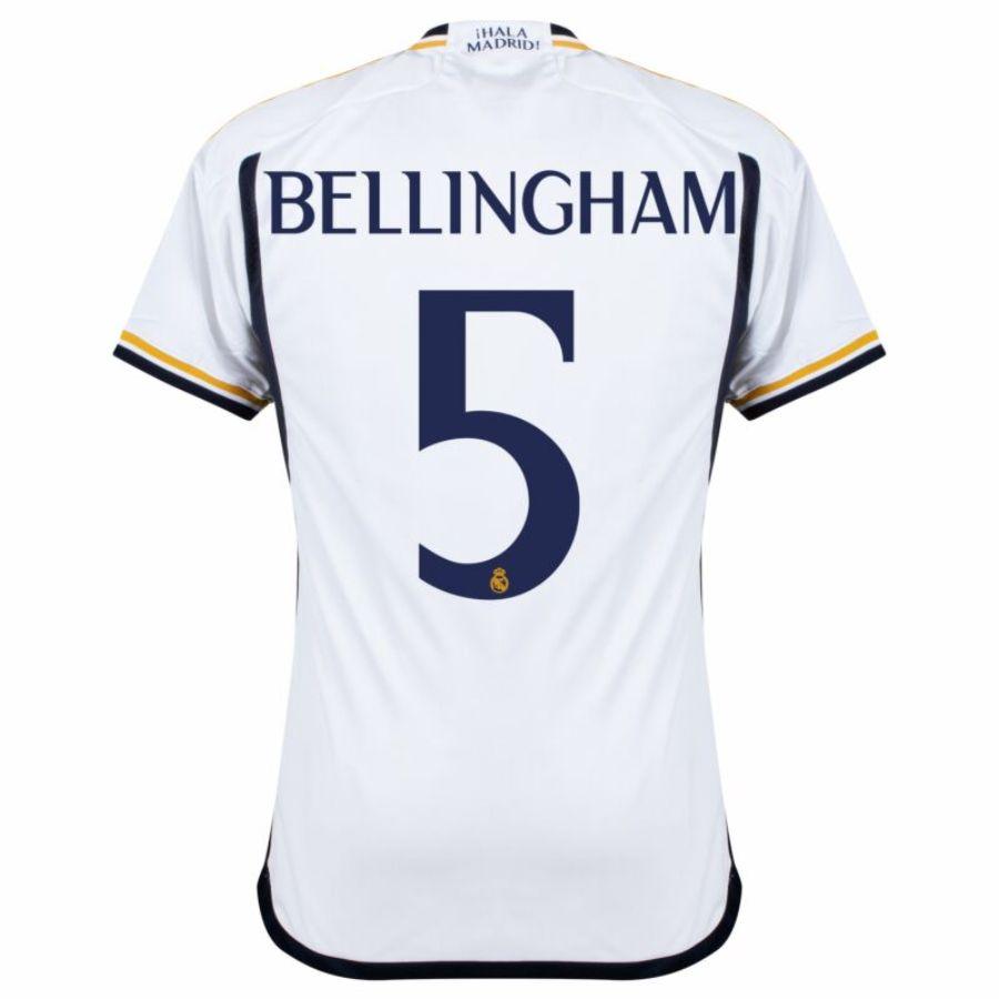 Real Madrid Bellingham 5 Home Fan Jersey 2023/24
