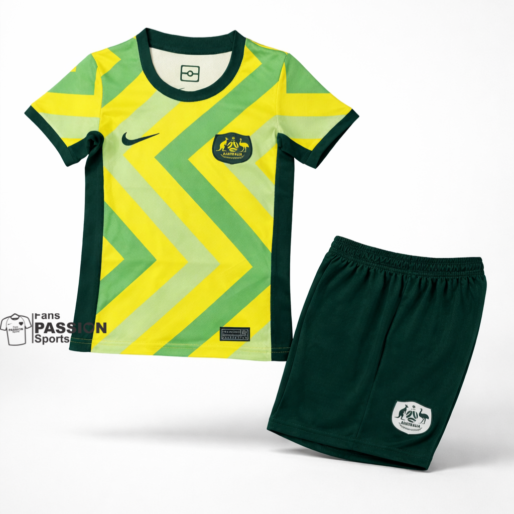 Kids Kit Australia Home 2025/26 Word Cup