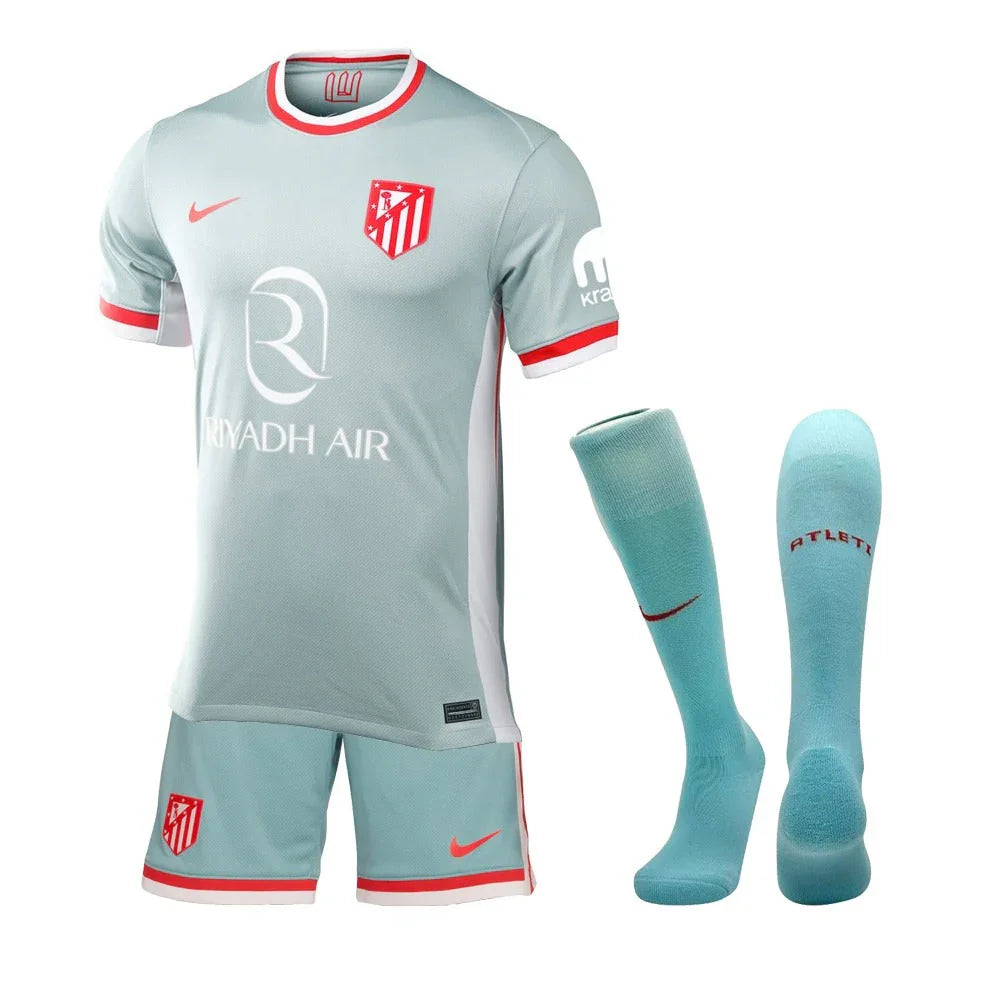 Kids Kit Atlético Madrid Away Jersey 2024/25