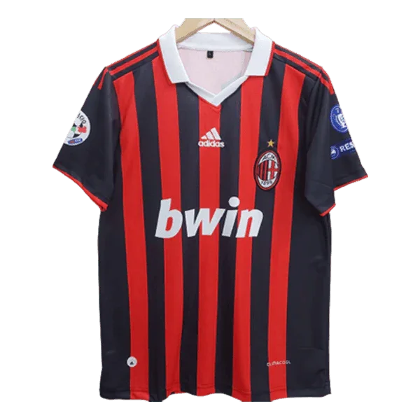 Ac Milan Ronaldinho Embroidery Retrô Jersey - Collection