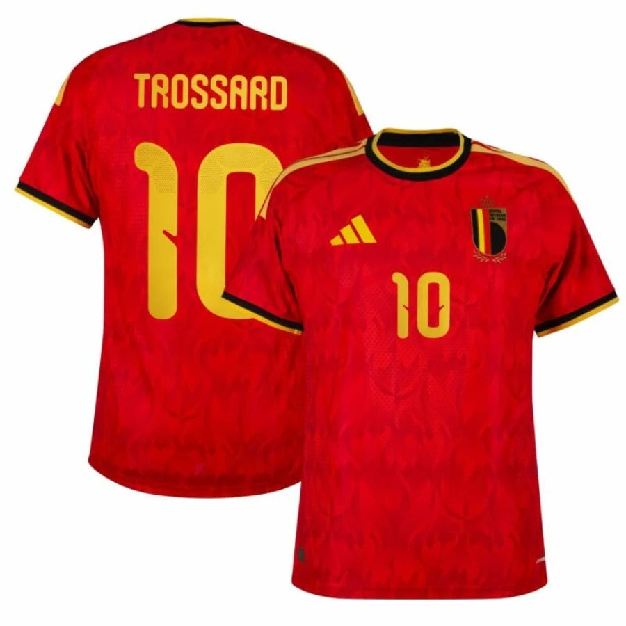 Belgium Home Trossard 10 FanJersey Shirt 2026 Word Cup