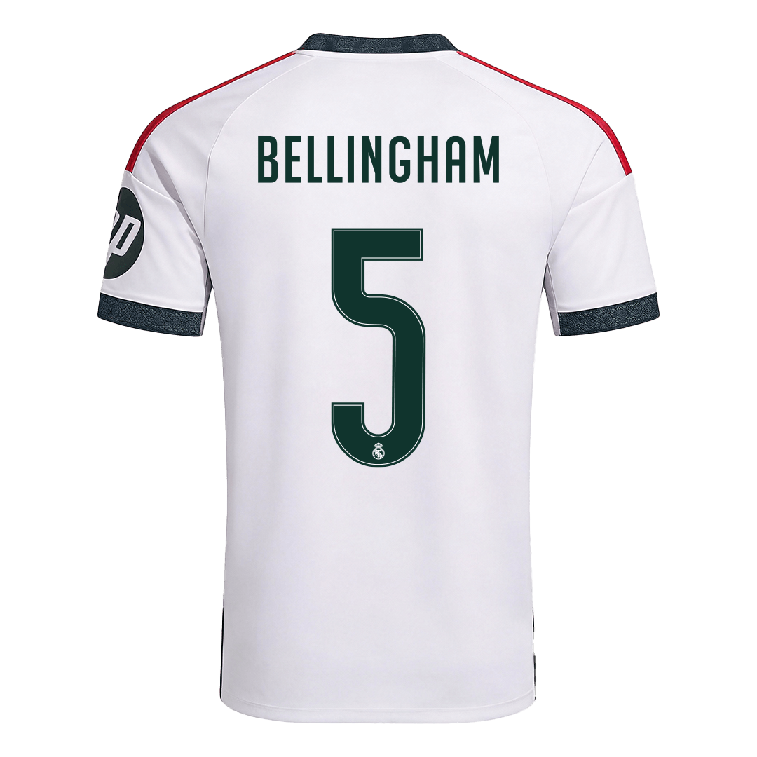 BELLINGHAM #5 Real Madrid Home Soccer Jersey 2026/27