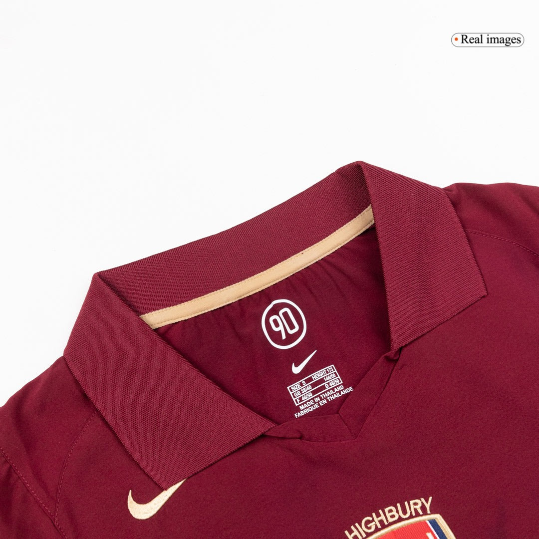 Retro Soccer Jersey Arsenal Home Long Sleeve 2005/06